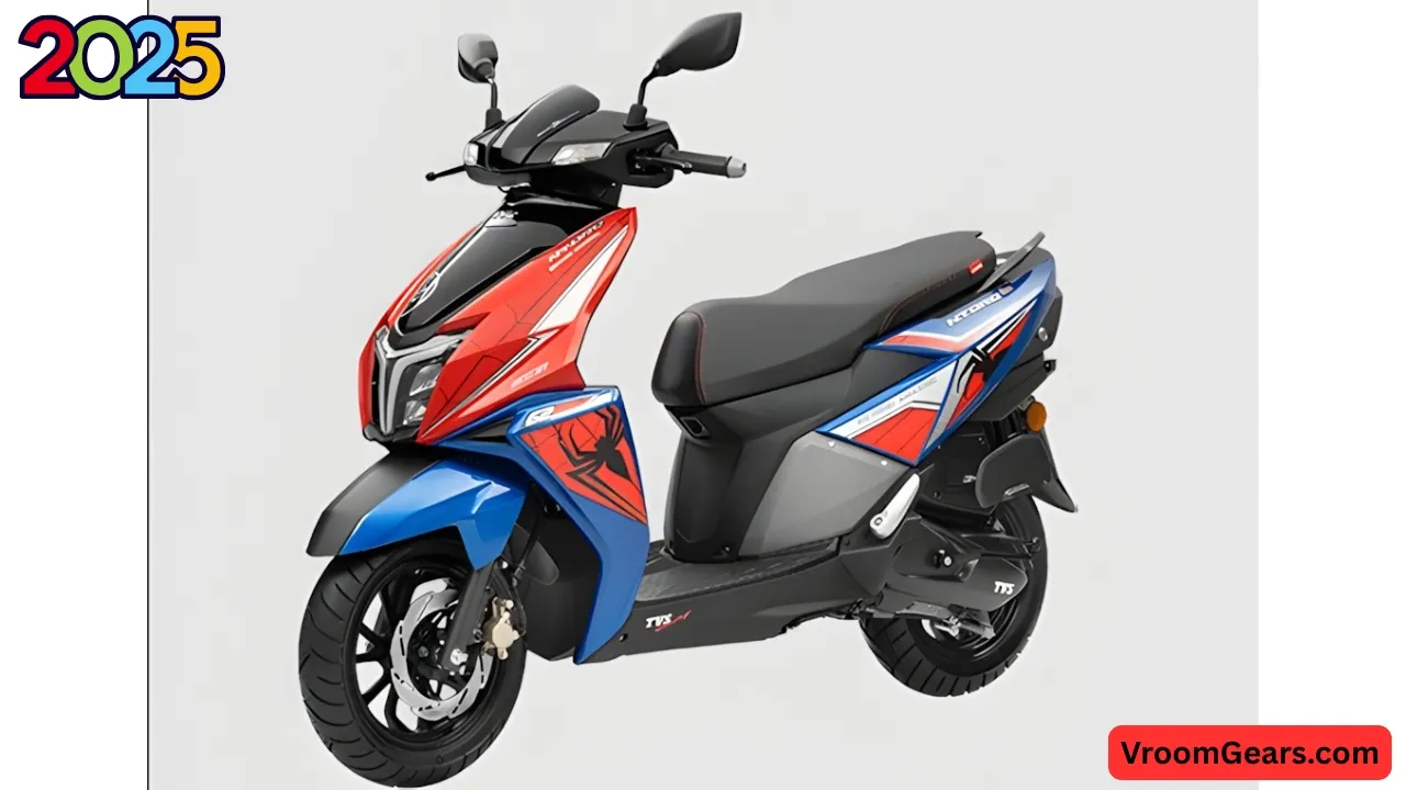 TVS Ntorq 125 Super Soldier Captain AmericaEdition